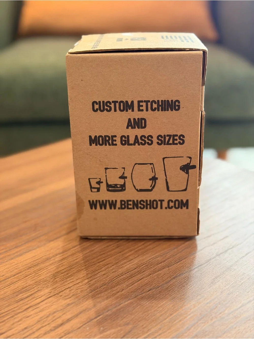 NEW Benshot 16oz Pint Glass Handmade in USA #Benshot Christmas Gift Men 0.50 BPG